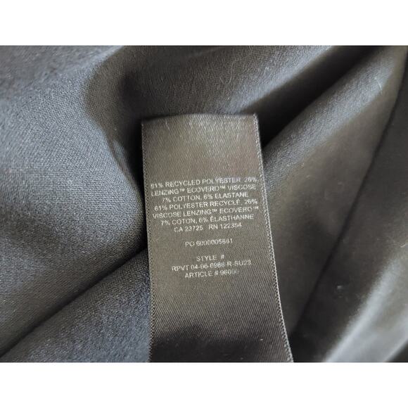 Aritzia Wilfred Effortless Pant Black Sz 14 Wide Leg Slack Capsule Work Business - Picture 15 of 16